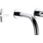 Abode Serenitie Wall Mounted Basin/Bath Mixer - Chrome