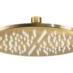 Abode Euphoria 225x225x8mm Circular Showerhead - Antique Brass