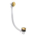 Abode Euphoria Bath Overflow & Clicker Waste - Antique Brass