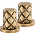 Abode Kite Deck Mounted Panel Valves - Antique Brass