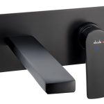Abode Aquip Wall Mounted Basin / Bath Mixer - Matt Black