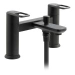 Abode Levarto Deck Mounted Bath Shower Mixer - Matt Black