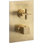 Abode Serenitie Concealed Shower (2 Exit) - Antique Brass
