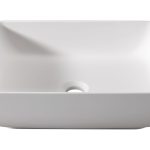 Abode Cava 450x350mm Tablet Basin - Chalk White