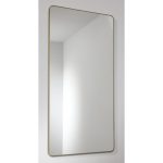 Abode Mayar 450x900mm Tablet Mirror - Brushed Brass