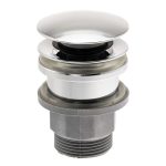 Abode Uno Basin Clicker Waste Universal - Chrome