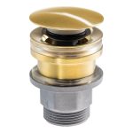 Abode Uno Basin Clicker Waste Universal - Brushed Brass
