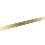 Abode Uno Single Towel Rail - Brushed Brass