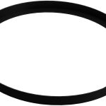 Abode Cava Round Basin Plinth - Matt Black