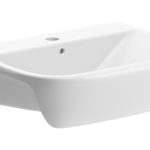 Hollow 520x400mm 1TH Semi Recessed Basin