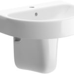 Ebb 555x430mm 1TH Basin & Semi Pedestal