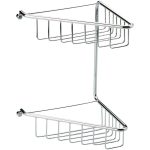 Caddy 2-Tier Corner Shower Caddy - Chrome