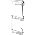 Caddy 3-Tier Corner Shower Caddy - Chrome