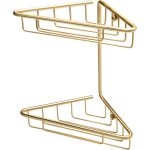 Caddy 2-Tier Corner Shower Caddy - Brushed Brass