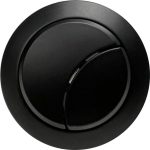 Dual Push Button Cover (Rod) - Matt Black