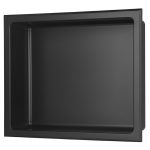 305x360mm Bathroom Niche - Matt Black