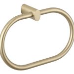 Fob Towel Ring - Brushed Brass