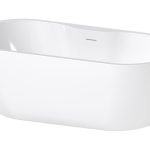 //2Go Freestanding 1650x745x580mm 0TH Bath - Gloss White