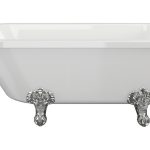 Bliss Freestanding 1700x750x650mm 2TH Corner Bath w/Feet
