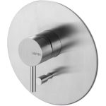 Vema Tiber Two Outlet Shower Mixer w/Diverter - St/Steel