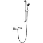 Drip Low Pressure Thermostatic Bar Mixer Shower - Chrome