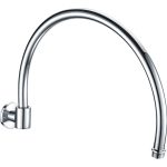 Drop 365mm Traditional Round Shower Arm - Chrome