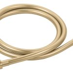 1.5m Easy Clean PVC Shower Hose - Brushed Brass