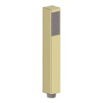 Spay Square Handset - Brushed Brass