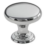 38mm Round Knob Handle - Chrome