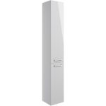 Purity 350mm Floor Standing 2 Door Tall Unit - Grey Gloss