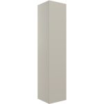 Linea 350mm Wall Hung 1 Door Tall Unit - Matt Latte