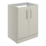 Stark 600mm Floor Standing 2 Door Basin Unit (No Top) - Matt Latte