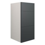 Platinum 300mm Standard 3 Drawer Unit - Matt Graphite Grey (Grey Cab)