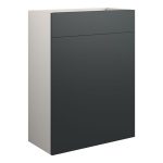Platinum 600mm Standard WC Unit - Matt Graphite Grey (Grey Cab)