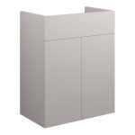 Platinum 500mm Standard Basin Unit - Matt Dove Grey (Grey Cab)