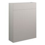 Platinum 600mm Slim WC Unit - Matt Dove Grey (Grey Cab)