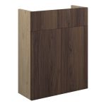 Platinum 500mm Slim Basin Unit - Warm Walnut (Oak Cab)