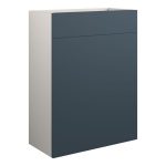 Platinum 600mm Standard WC Unit - Matt Arley Blue (Grey Cab)