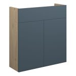 Platinum 600mm Slim Basin Unit - Matt Arley Blue (Oak Cab)