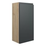 Diamond 300mm Slim Base Unit - Matt Graphite Grey (Oak Cab)