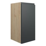 Diamond 300mm Standard Base Unit - Matt Graphite Grey (Oak Cab)