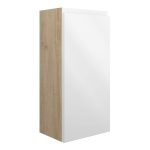 Diamond 300mm Slim Base Unit - White Gloss (Oak Cab)