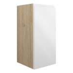 Diamond 300mm Standard Base Unit - White Gloss (Oak Cab)