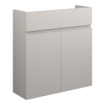 Diamond 600mm Slim Basin Unit - Matt Dove Grey (Grey Cab)