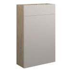 Diamond 500mm Slim WC Unit - Matt Dove Grey (Oak Cab)