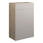 Diamond 500mm Standard WC Unit - Matt Dove Grey (Oak Cab)