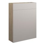 Diamond 600mm Slim WC Unit - Matt Dove Grey (Oak Cab)