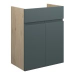 Diamond 500mm Standard Basin Unit - Matt Green Camo (Oak Cab)