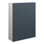 Diamond 600mm Slim WC Unit - Matt Arley Blue (Grey Cab)