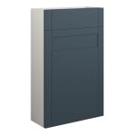 Crystal 500mm Slim WC Unit - Matt Arley Blue (Grey Cab)